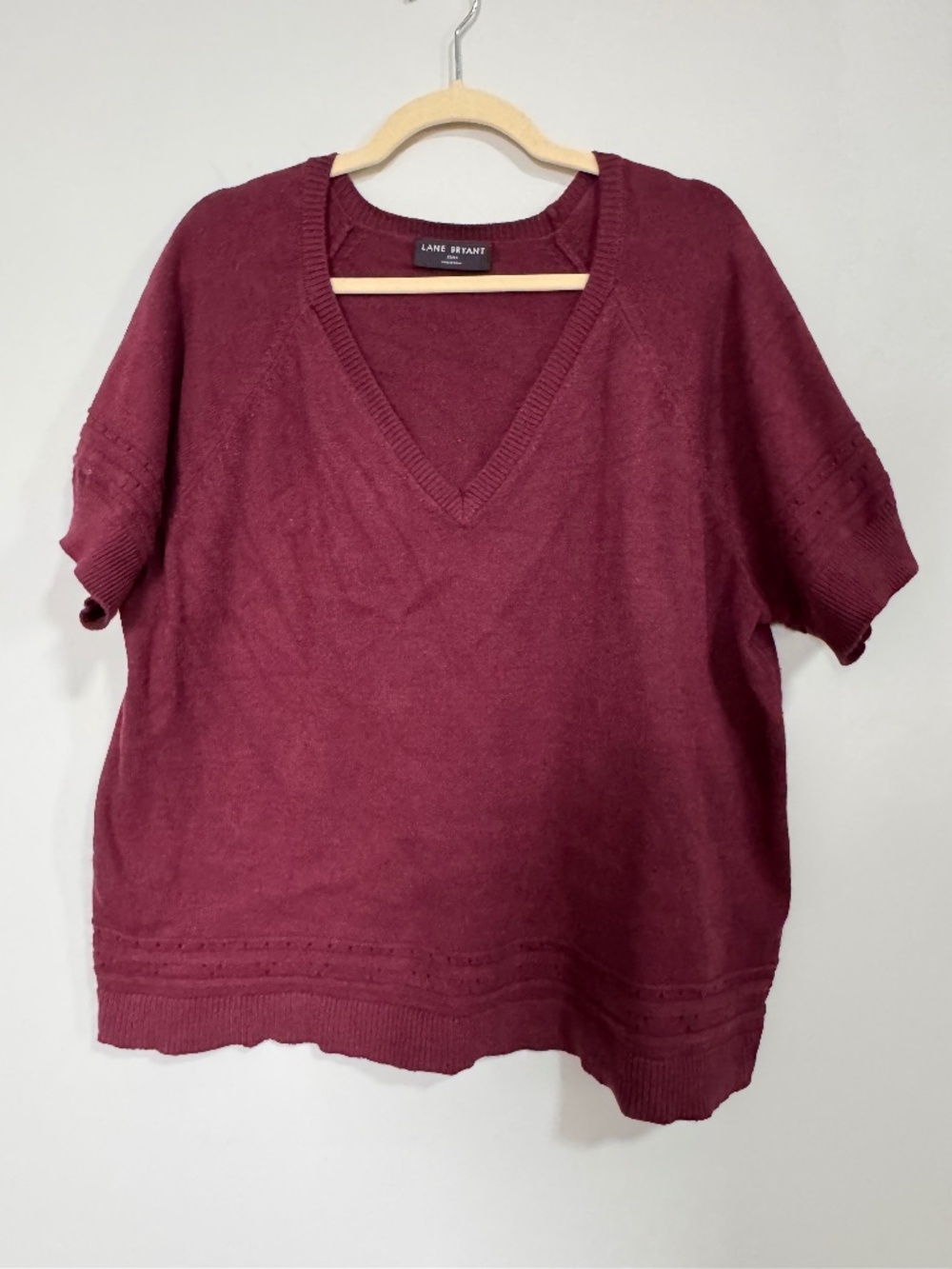 Lane Bryant Short Sleeve Sweater